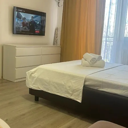 Garsonieră cu parcare și self check-in lângă Grand Arena-3